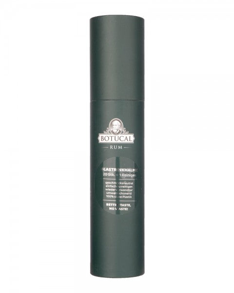 Botucal Glas Trinkhalme 20 Stck. a´ 20 cm inkl. Reinigungsbürste