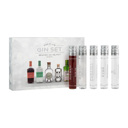 Gin Tasting Box Premium 47 % Vol. 5/0,05l