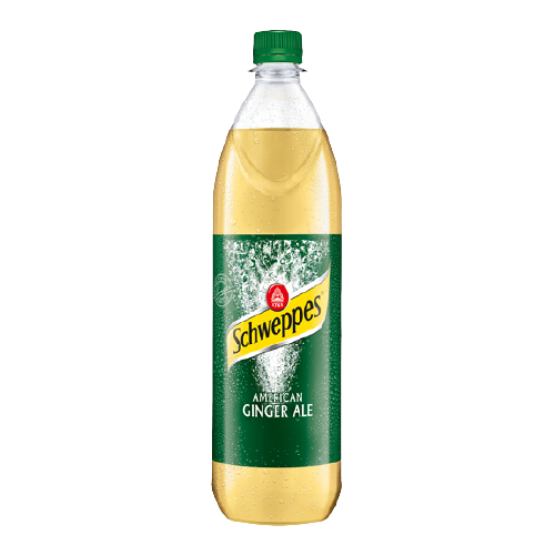 SCHWEPPES GINGER ALE 6 × 1,0L