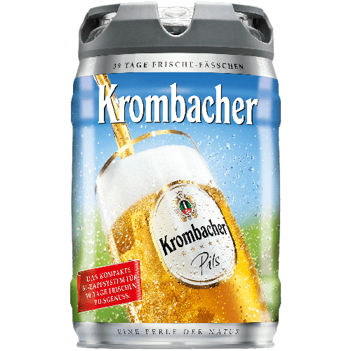 Krombacher Pils Frischefässchen 4,80 % Vol. 5l