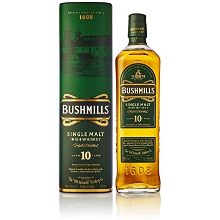 Bushmills Single Malt Irish Whisky 10 Years 40 % Vol. 0,70l