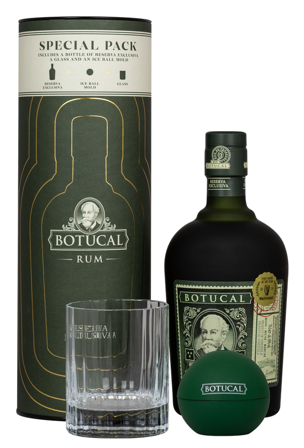 Botucal Reserva Exclusiva 40 % Vol. 0,70l in GP mit Glas und Eiswürfelform