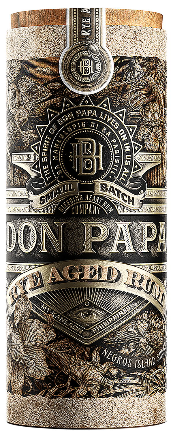 Don Papa Rye Cask in Tube Limited Edition 45 % Vol. 0,70l