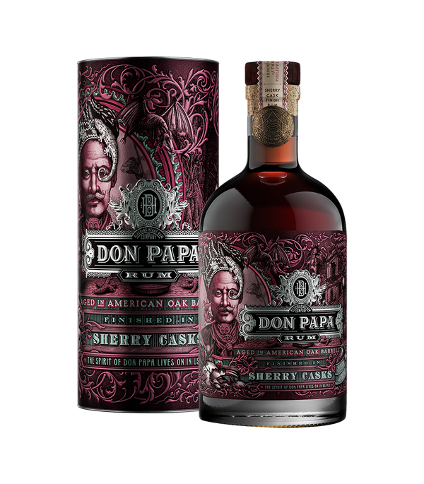 Don Papa Sherry Cask in Tube Limited Edition 45 % Vol. 0,70l
