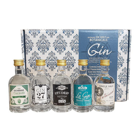 GIN SET "ENTDECKE DIE WELT" 45,0 % Vol. 5/0,05l