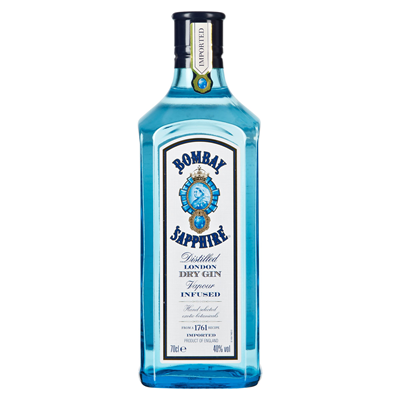 Bombay Sapphire London Dry Gin 40 % Vol. 0,70l
